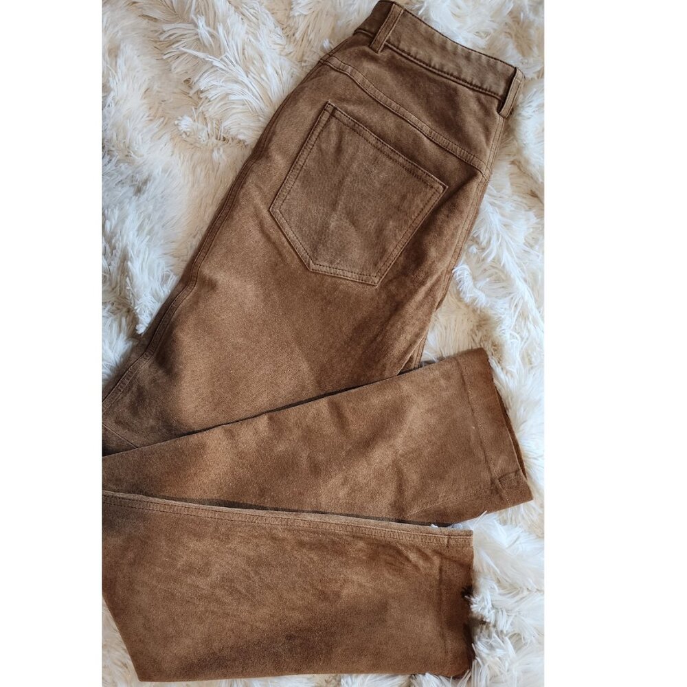 Hugo Buscati Brown Straight Leg Pants